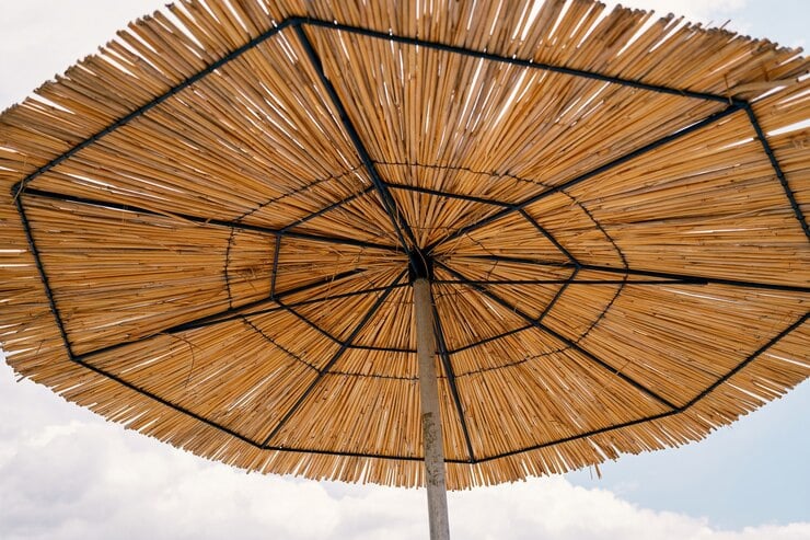 Thatched Umbrellas