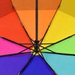 large vented rainbow umbrella frame