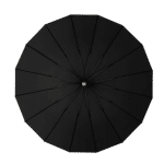 Business-Schirmdach mit individuellem Logo und Massivholzgriff