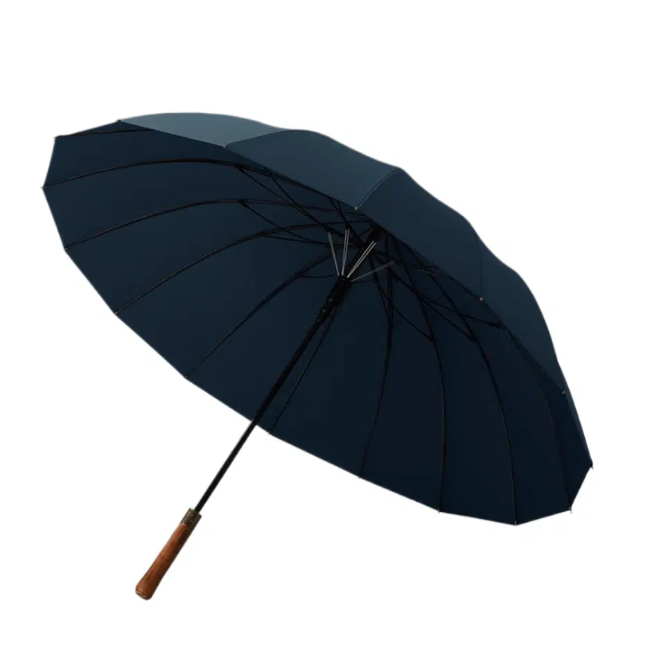 Custom Logo Wood Umbrellas for Brand Excellence