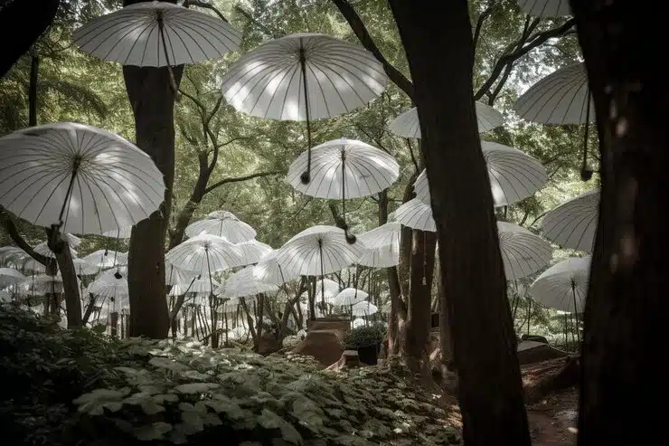 環境に優しい傘: カスタムプリントによる持続可能なブランディング