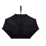 inside budget golf logo umbrella