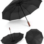 germany wood umbrella black