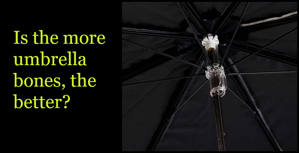 Чем больше ребер зонтика, тем лучше?