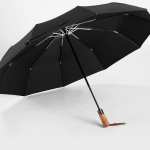 High quality wooden folding umbrella with gift box