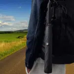 Parapluie à poignée à boucle