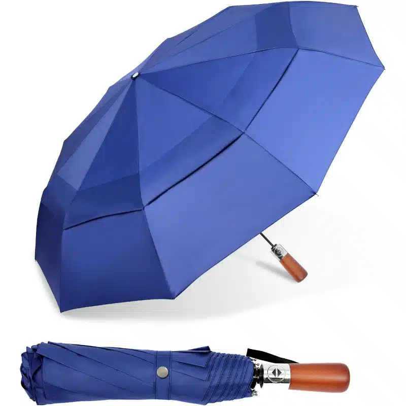 Custom Large Canopy Folding Golf Umbrella | HF UMBRELLA