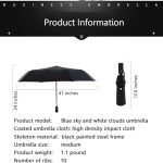 Blauer Himmel-Regenschirm