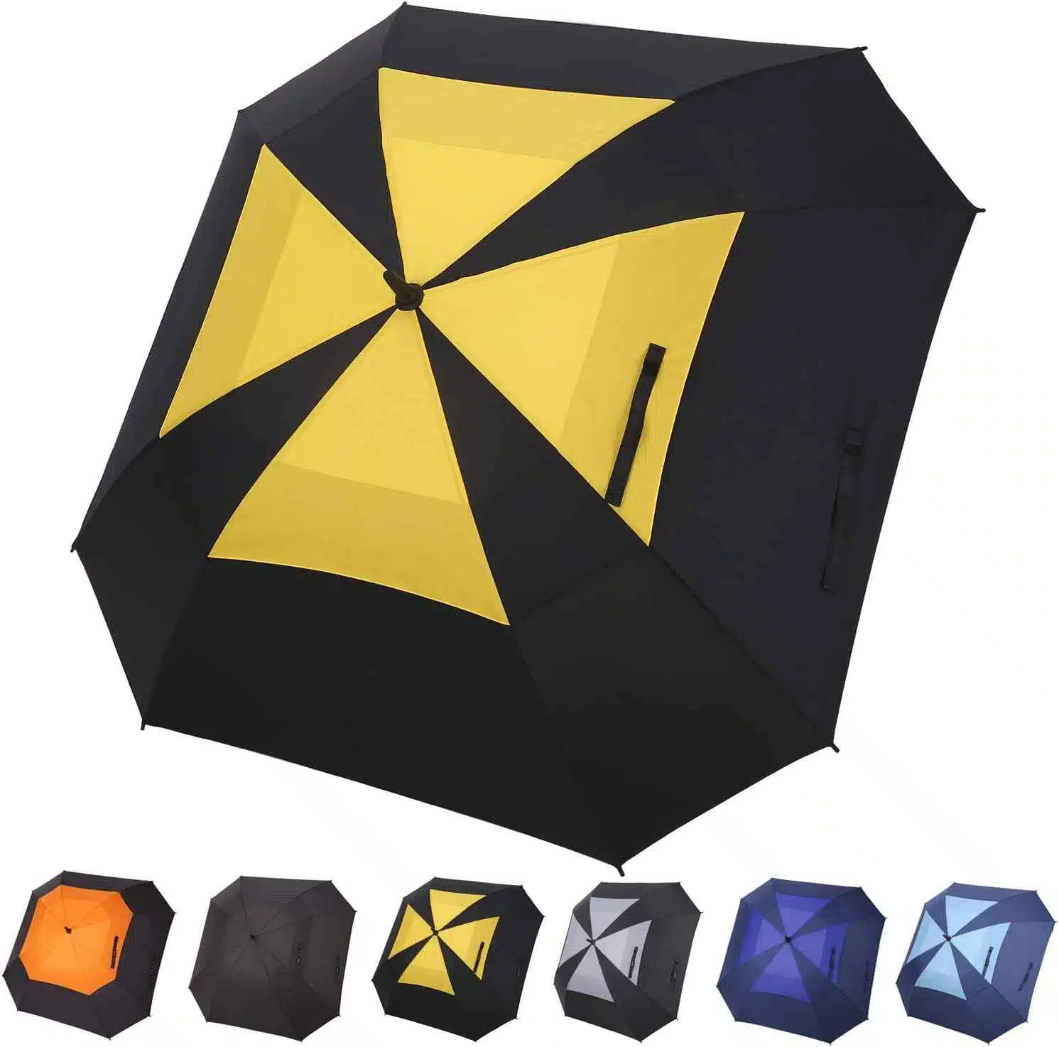 Custom Square-Shaped Windproof Umbrella