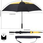 Quadratischer Golfschirm Größe