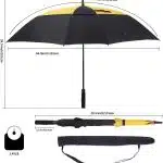 스퀘어 골프 우산 사이즈