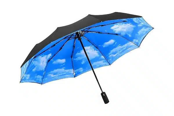 Custom Blue Sky and White Clouds Umbrella