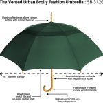 Vented Wooden Umbrella