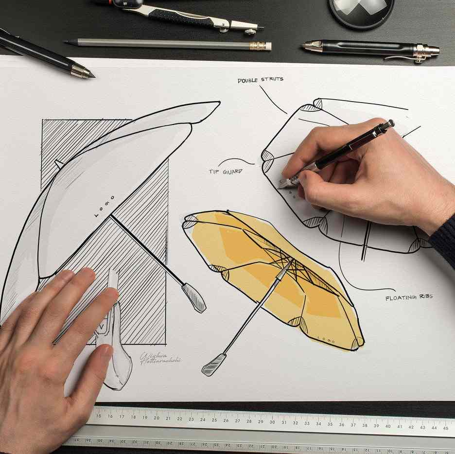 custom umbrella design