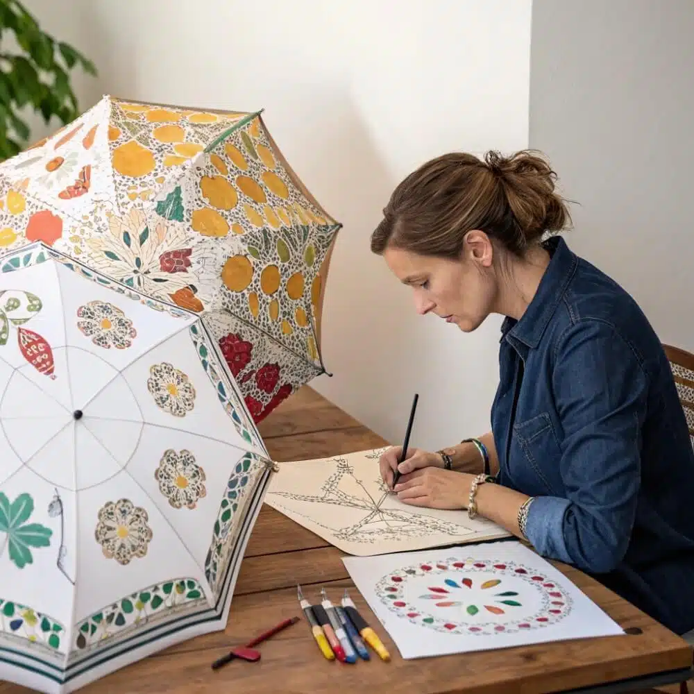 아트 우산 디자이너
