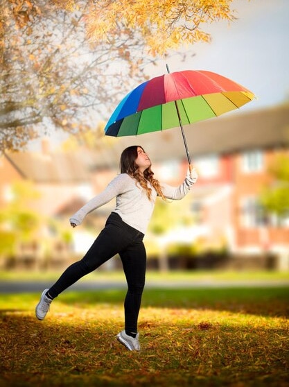 Maßgeschneiderte Regenschirme