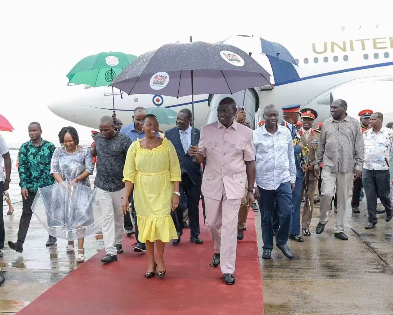 Kenyan President’s umbrella