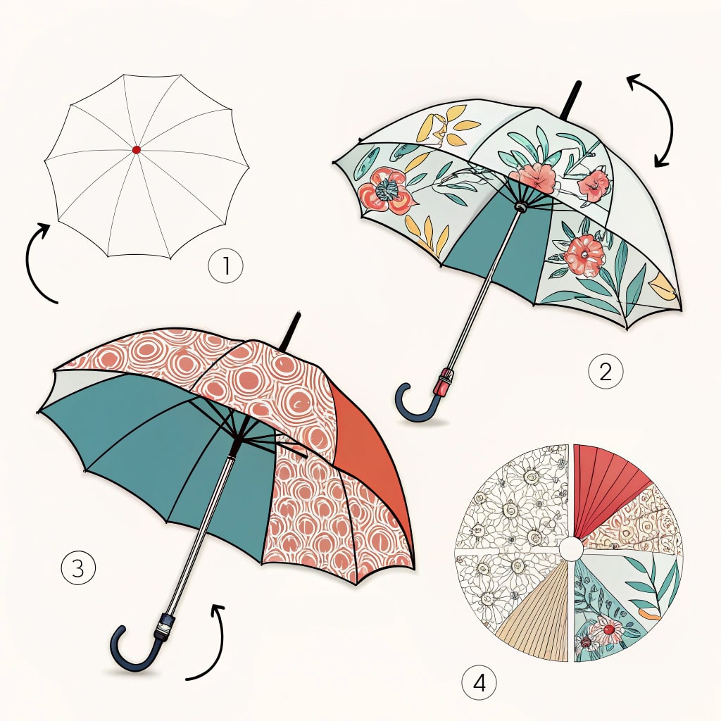 Vom Entwurf bis zur Lieferung: Ein schrittweiser Blick auf den Prozess der individuellen Regenschirmherstellung