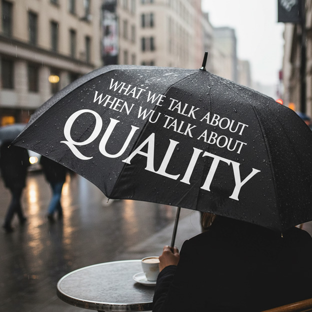 Worüber wir sprechen, wenn wir über Qualität sprechen
