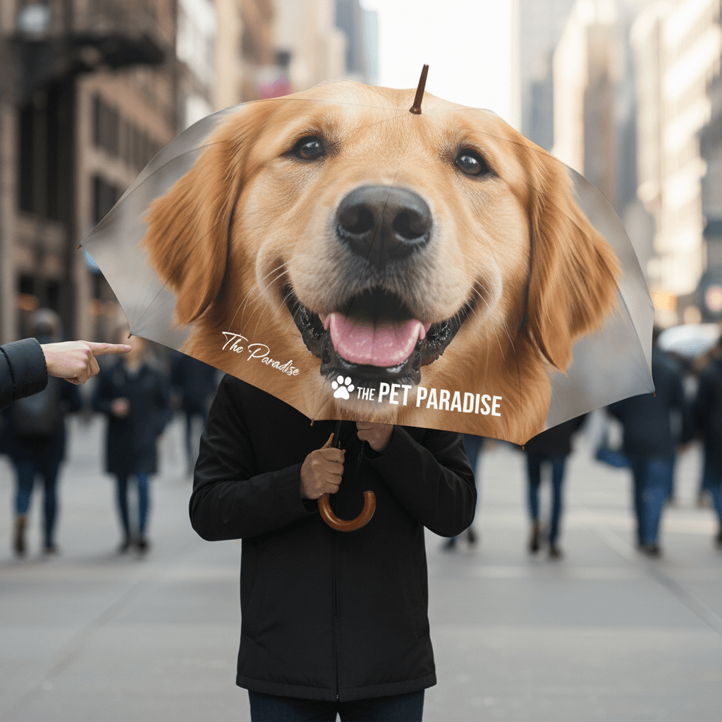 dog print umbrella