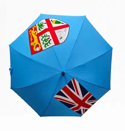 Guarda-chuva com estampa personalizada de bandeira