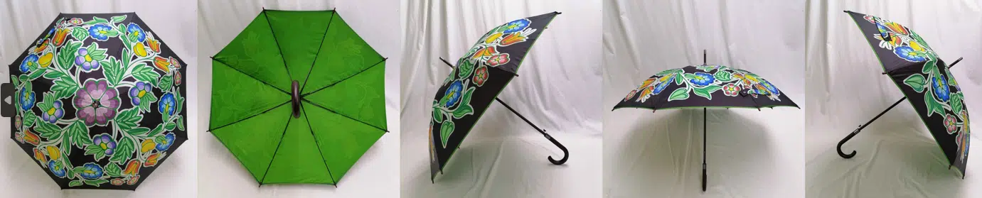 Guarda-chuva com estampa dupla