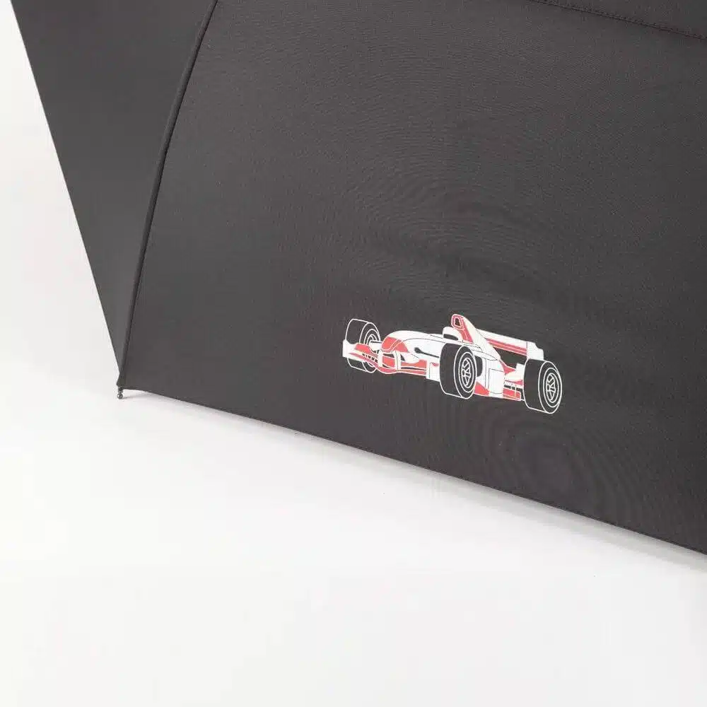 Impressio umbraculi cursuum F1 anni 2025