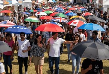 Umbrella Installations