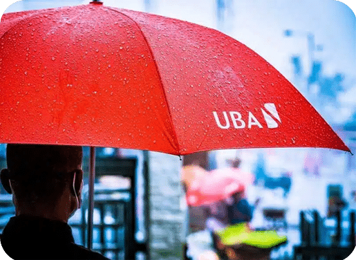 UBA Branded Umbrellas