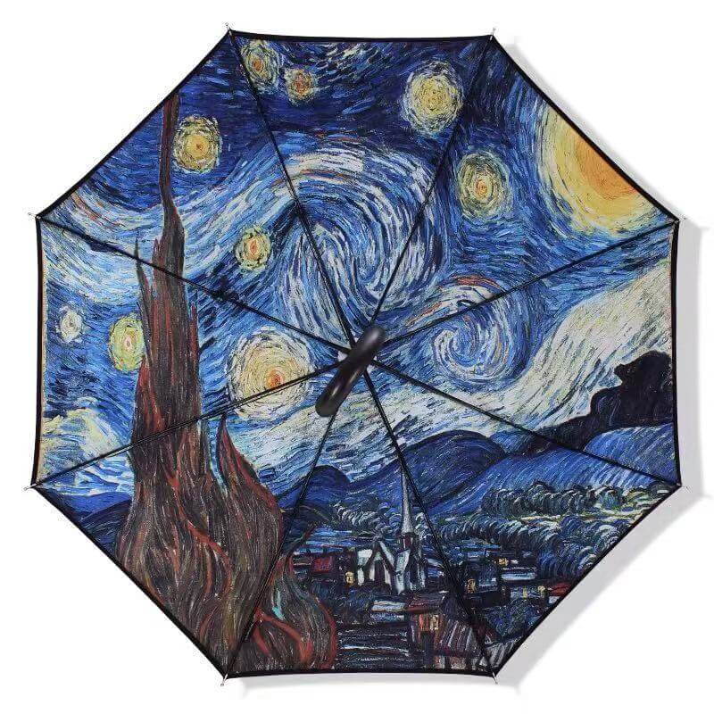 Custom Printed Umbrella Van Gogh’s Starry Night (1)