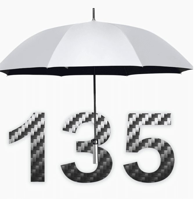 carbonfiber large golf umbrella