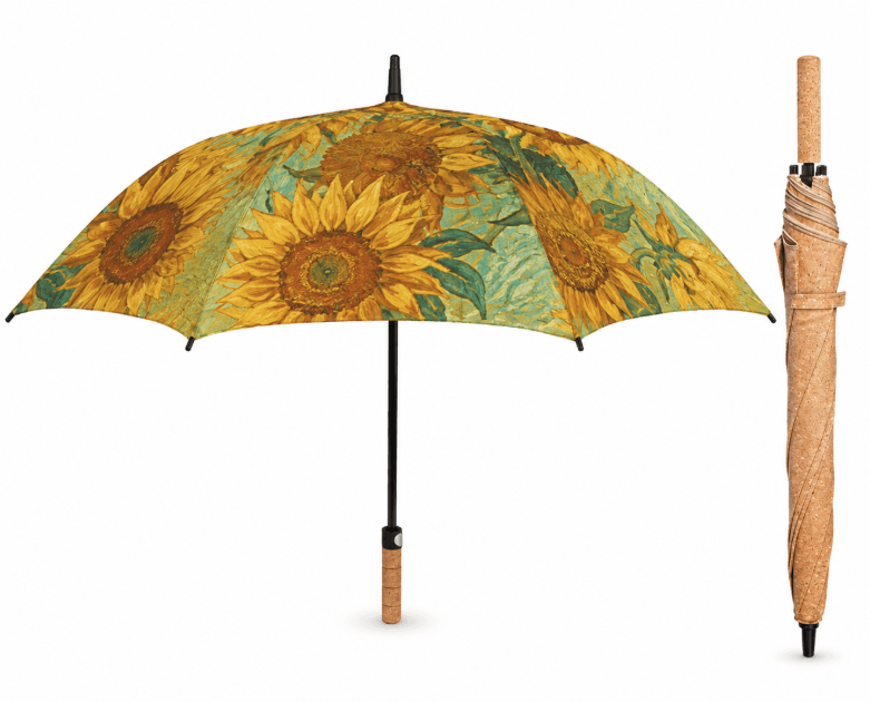 cork umbrella produced by hfumbrella