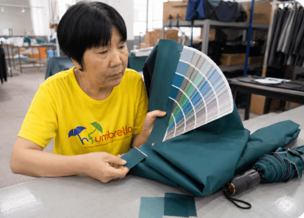 pantone matched umbrella