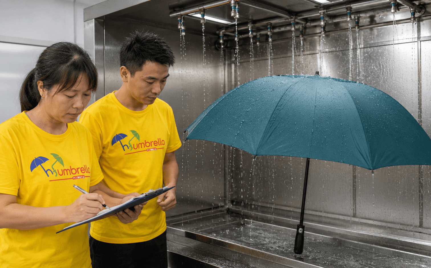umbrella waterproof test