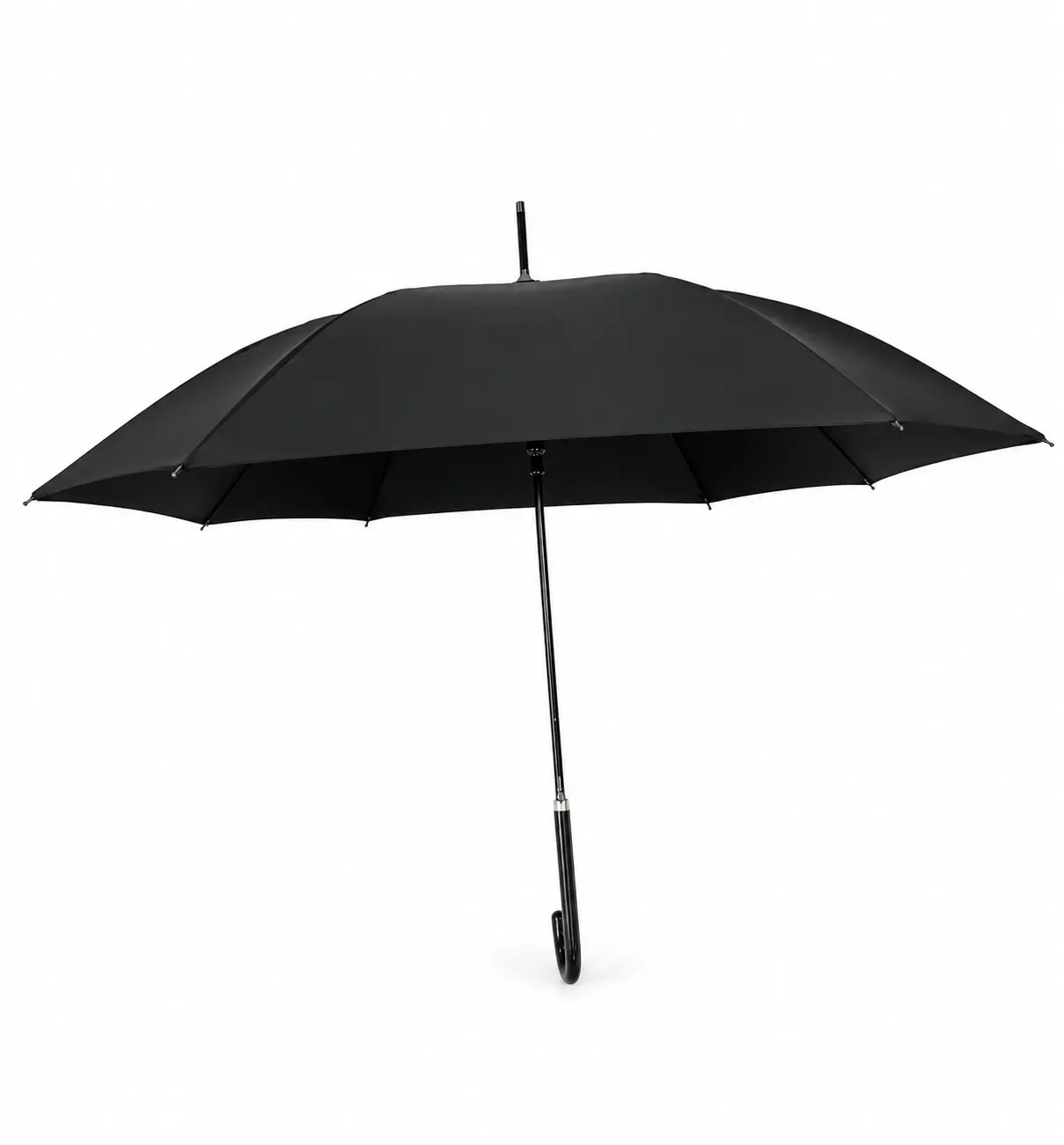 Custom black square umbrella for fashion shows and luxury outdoor events